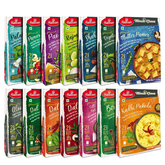 Haldiram Ready to Eat Meals Heat & Eat Finest Ready Indian Dishes- All Varieties