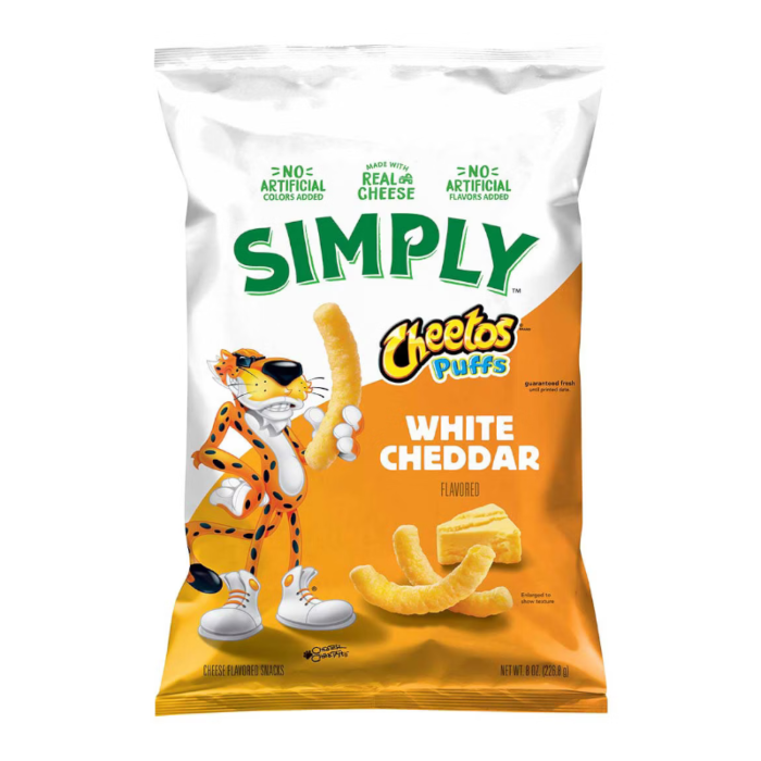 Simply Cheetos Puffs packaging front view
