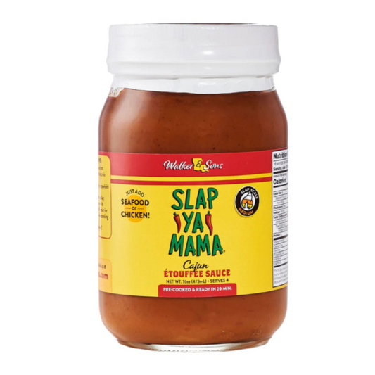 Slap Ya Mama Cajun Étouffée Sauce designed for seafood, chicken, and vegetable recipes