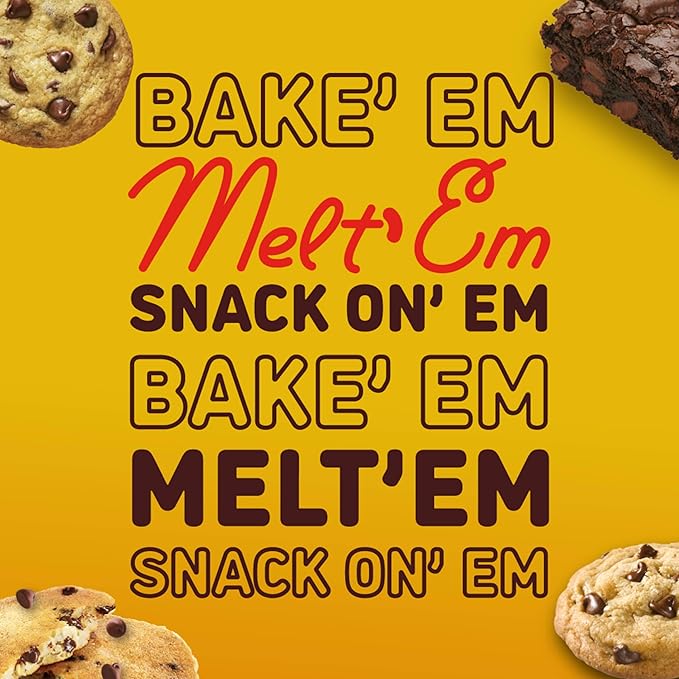 Toll House chocolate chunks for cookies and brownies