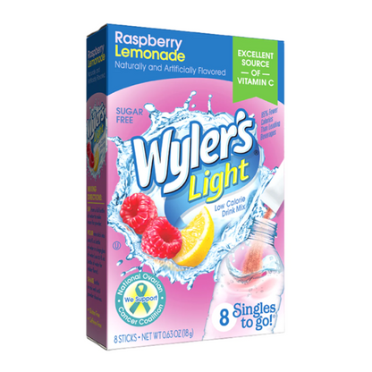 Wyler’s Light Instant Raspberry Lemonade Drink Mix – Singles To Go